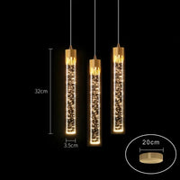 Luxury Crystal Pendant Light - Modern Hanging Chandelier Decor