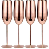 Unbreakable Stainless Steel Wine Glass Set - Up to 500ML
