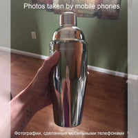 UPORS Cocktail Shaker - Stainless Steel Boston Mixer 550ml/750ml