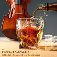 Old Fashioned Whiskey Rocks Glass - Classic Cocktail Tumbler
