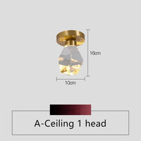 Nordic Crystal Pendant Light - LED Hanging Chandelier