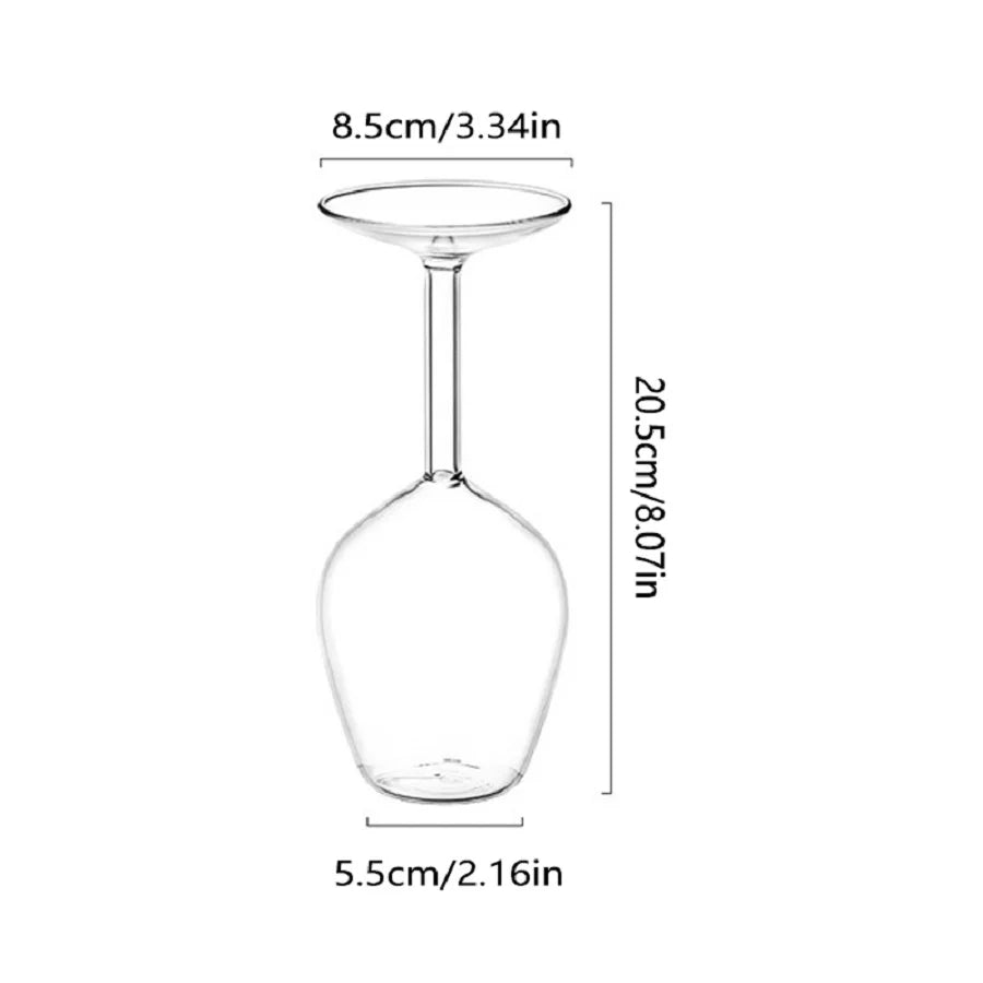 Inverted Wine Glass - 13.5OZ Statement Barware