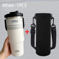TYESO Insulated Stainless Steel Tumbler - Double-Layer Travel Mug
