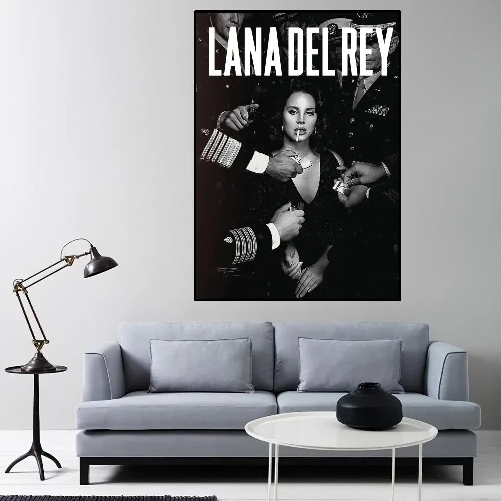 Lana Del Rey Aesthetic Canvas Poster - HD Music Inspired Wall Art
