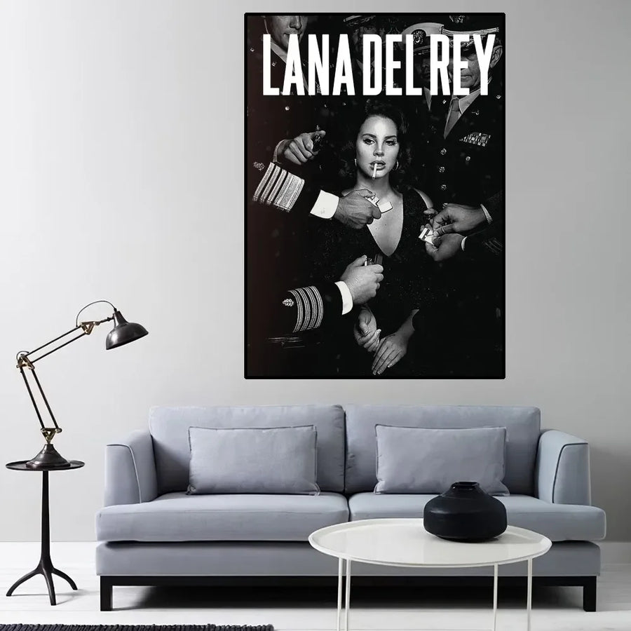 Lana Del Rey Aesthetic Canvas Poster - HD Music Inspired Wall Art