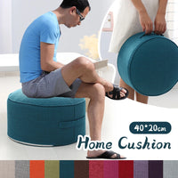 Tea Ceremony Floor Pouf - Cotton Linen Tatami Meditation Cushion