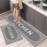 Soft Washable Kitchen Runner Rug - Anti-Slip Hallway and Entry Mat