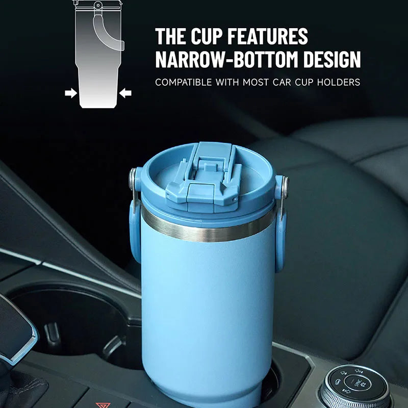 TYESO Insulated Stainless Steel Tumbler - Double-Layer Travel Mug