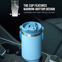 TYESO Insulated Stainless Steel Tumbler - Double-Layer Travel Mug
