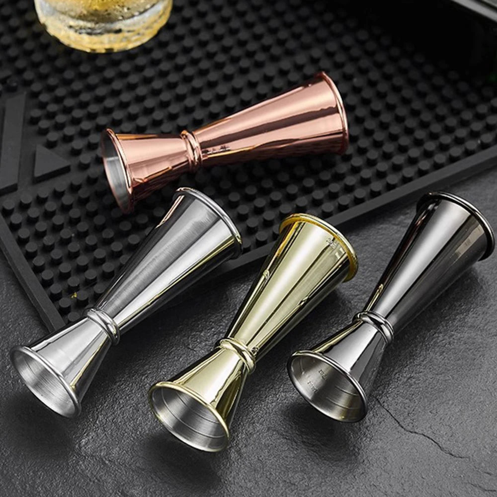 Stainless Steel Cocktail Jigger - Dual Shot Spirit Measure Cup