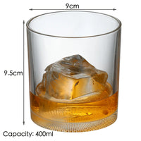 Old Fashioned Whiskey Rocks Glass - Classic Cocktail Tumbler
